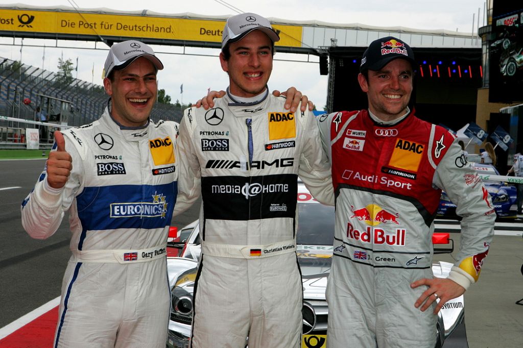 De tre bedst placerede ved dagens kvalifikation - Fra venstre: Garry Paffett, Christian Vietoris og Jamie Green
(Foto: Natascha Theisen)